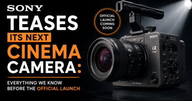 Sony Teases Its Next Cinema Camera Before Launch