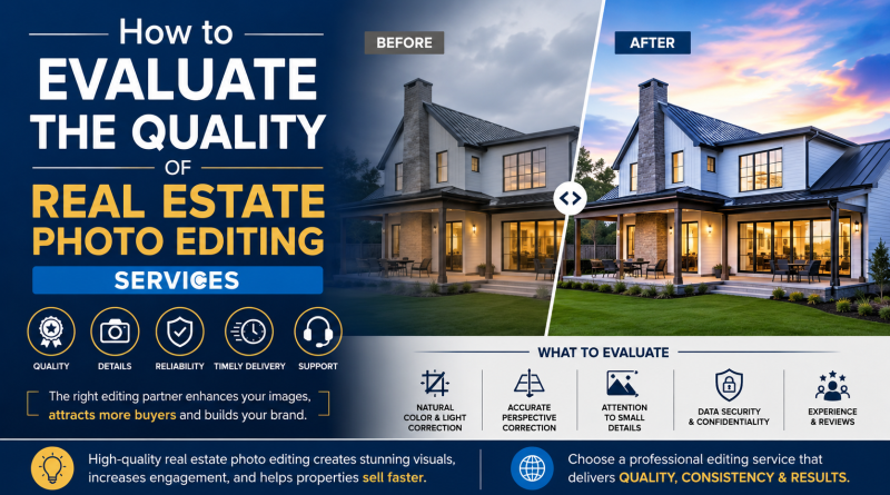 How to Evaluate the Quality of Real Estate Photo Editing Services