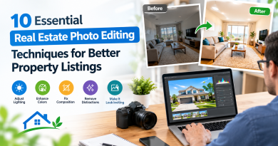 10 Essential Real Estate Photo Editing Techniques for Better Property Listings