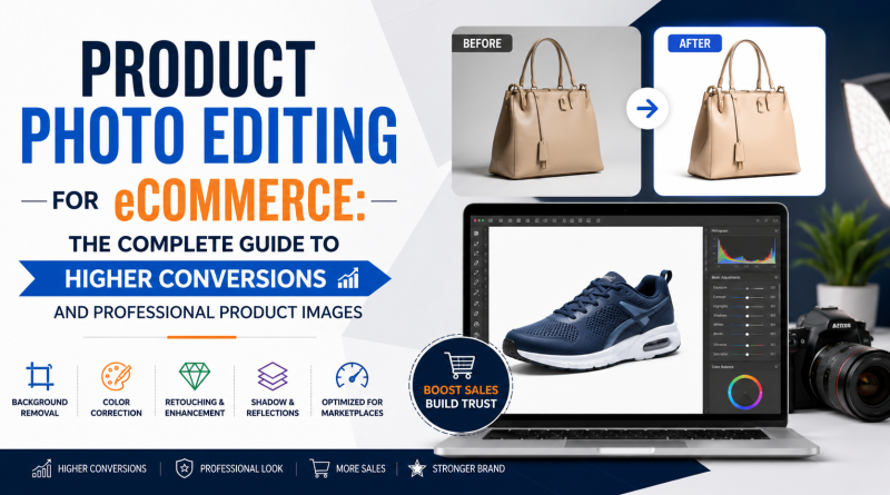 Product Photo Editing for eCommerce The Complete Guide to Higher Conversions and Professional Product Images